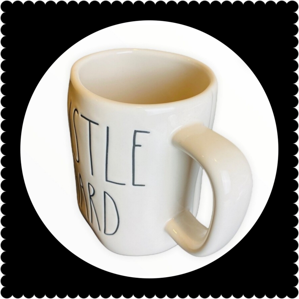 ❤HP❤️NEW Rae Dunn HUSTLE HARD Mug❤ - Picture 2 of 7